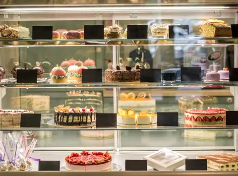 Cake display counter design