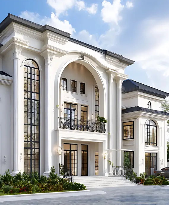 Classic Villa Exterior design in Bangladesh