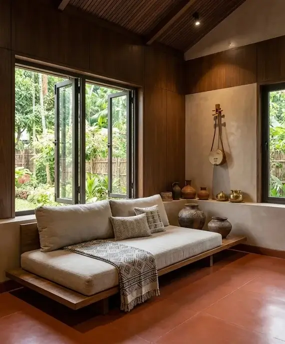 Cottage interior design in Bangladesh