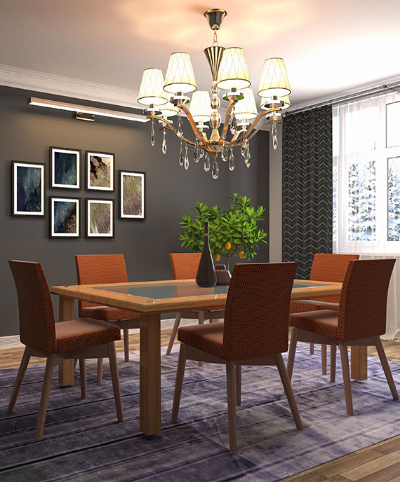 Dining room architecture & interior design service in Dhaka