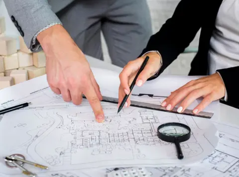 Gents parlour space planning & layout design