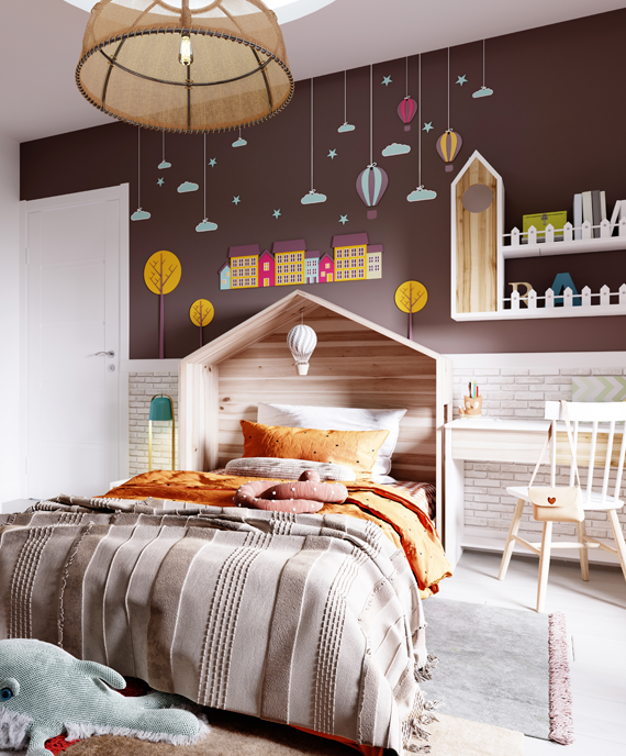 Stylish Kids Room Interior Design