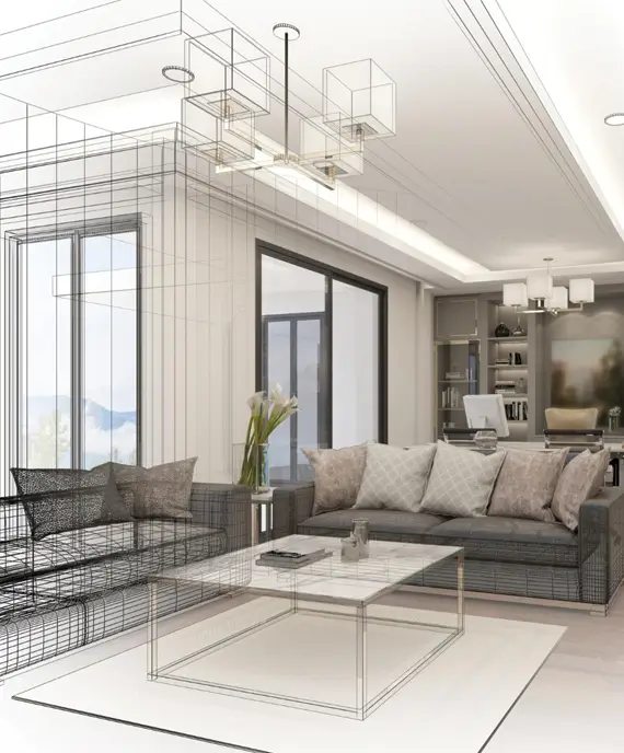 Modern interior design service near Banasree