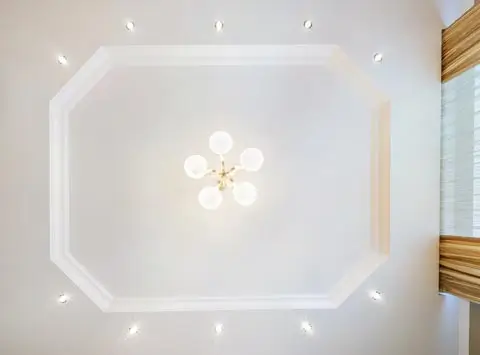 Modern minimal gypsum ceiling