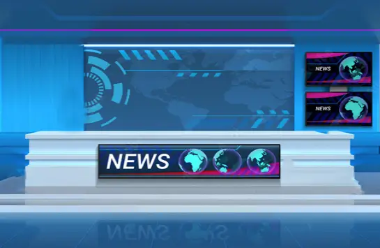 Modern News Studio Design