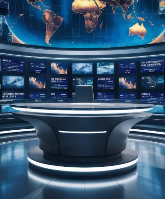 Newsroom interior design in Bangladesh
