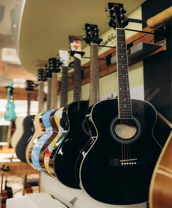 Professional music shop interior design in Bangladesh