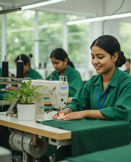 RMG & textiles Green factory interiors