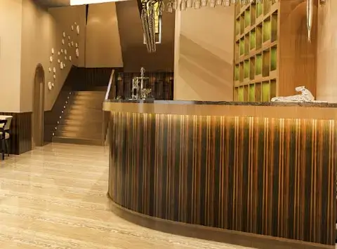 Service counter and storage planning