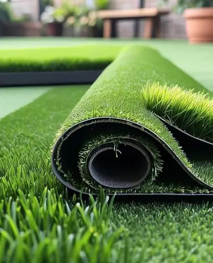 Synthetic turf setup process