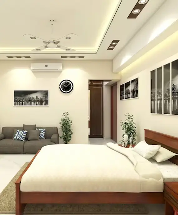 3-bedroom flat interior design in Dhaka