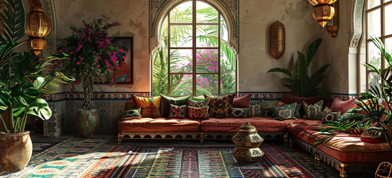 Traditional interior design style in Bangladesh